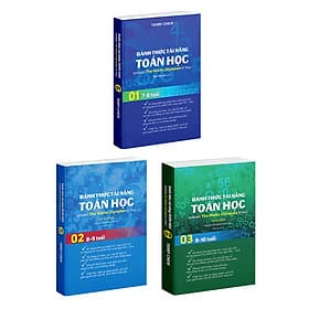 Sách Đánh Thức Tài Năng Toán Học 1, 2, 3 ( Combo 3 Cuốn ) - Tổng hợp kiến thức toán học lớp 1 đến lớp 4, Hiệu sách Genbooks
