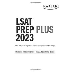 Sách ngoại văn: LSAT Prep Plus 2023: Strategies For Every Section + Real LSAT Questions + Online (Kaplan Test Prep) - 