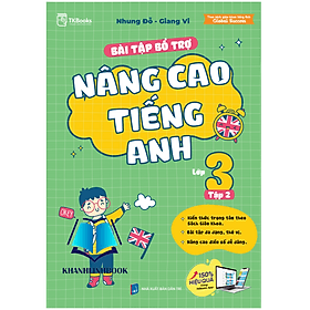 Bài tập bổ trợ nâng cao tiếng Anh lớp 3 – Tập 2 (MC)
