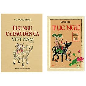 Combo Tục Ngữ Ca Dao, Dân Ca Việt Nam (Bìa Cứng)+Tục Ngữ Lược Giải (Bìa Mềm) - Minh Minh