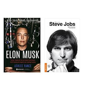Combo Sách Kinh Doanh: Tiểu Sử Steve Jobs + Elon Musk - Do