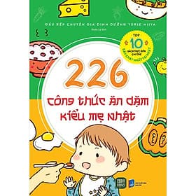 Sách 226 Công Thức Ăn Dặm Kiểu Mẹ Nhật - Nha Nha