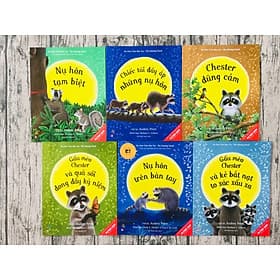 Combo 6 cuốn picture book song ngữ: Nụ Hôn Trên Bàn Tay + Chester Dũng Cảm + Những Chiếc Túi Đầy Ắp Những Nụ Hôn + Gấu Mèo Chester Và Kẻ Bắt Nạt To Xác Xấu Xa + Nụ Hôn Tạm Biệt + Gấu Mèo Chester Và Quả Sồi Đong Đầy Kỉ Niệm.Tái bản 2021 - Văn