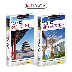 Combo 2 cuốn Cẩm nang du lịch - Top 10 - Cẩm Vân