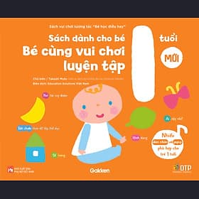 Dtpbooks - Sách dành cho bé 1 tuổi - Bé cùng vui chơi luyện tập - Sách vui chơi tương tác "Bé học điều hay" - Vũ