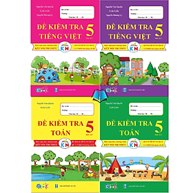 Combo/ Lẻ Đề Kiểm Tra Và Bài Tập Tuần Toán Và Tiếng Việt Lớp 5 - Kết Nối - An Vi
