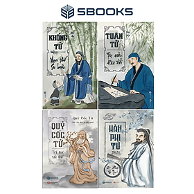 Combo 4 Cuốn Sách Bách Gia Chư Tử: Khổng Tử + Tuân Tử + Quỷ Cốc Tử + Hàn Phi Tử - SBOOKS - Khổng Tử