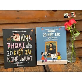 [Sách khổ lớn, có in màu minh họa] combo 2c TỦ SÁCH THƯỞNG NGOẠN HỘI HỌA - THẦN THOẠI TRONG 20 KIỆT TÁC NGHỆ THUẬT - KỂ CHUYỆN VỀ 20 KIỆT TÁC NGHỆ THUẬT - Charlotte Grossetête - Sabine du Mesnil - NXB Kim Đồng - Minh