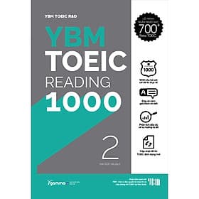 Sách YBM Toeic Reading 1000 - Vol 2 - YBM Toeic R&D
