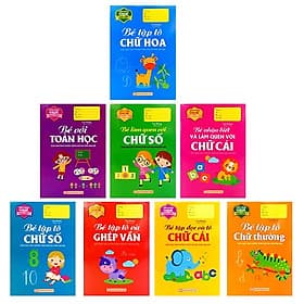 Sách Bộ Hành Trang Cho Bé Vào Lớp 1 - Biên Soạn Theo Chương Trình Giáo Dục Mầm Non Mới - Dành Cho Bé Từ 03 - 06 Tuổi ( Bộ 8 Cuốn) - Theo Theobald