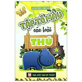 Sách Tập Tô Màu Các Loài Thú 1 - Minh Minh