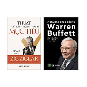 Combo 2 cuốn Kinh Doanh: Goals - Thuật Thiết Lập & Hoàn Thành Mục Tiêu + 7 Phương Pháp Đầu Tư Warren Buffet - Thanh Hoa