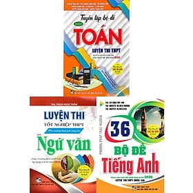Combo Tuyển Tập Đề Thi THPT Môn Toán - Văn - Anh Năm 2025 - HA - An Nam