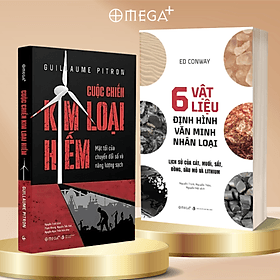 Combo Cuộc Chiến Kim Loại Hiếm - Mặt Tối Của Chuyển Đổi Số Và Năng Lượng Sạch + 6 Vật Liệu Định Hình Văn Minh Nhân Loại - Lịch Sử Của Cát, Muối, Sắt, Đồng, Dầu Mỏ và Lithium - Cát