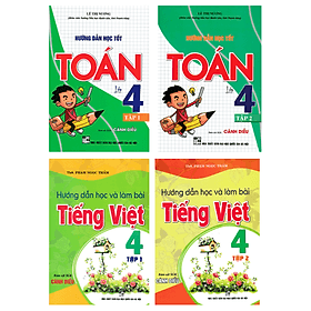 Combo Hướng Dẫn Học Tốt Toán + Tiếng Việt Lớp 4 (Bám Sát SGK Cánh Diều) - HA - Việt Hà