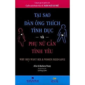 Sách Tại Sao Đàn Ông Thích Tình Dục Và Phụ Nữ Cần Tình Yêu - Nhân Trí Việt