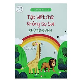 Sách Tập Viết Chữ Không Sợ Sai Chữ Tiếng Anh - Văn