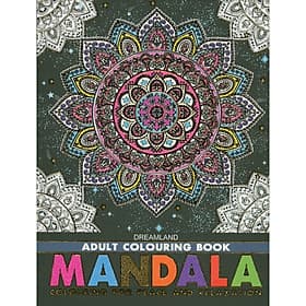 Sách Tô Màu Người Lớn - HOA VĂN, HỌA TIẾT KỸ THUẬT: Tô Màu Cho Cuộc Sống Bình Yên Và Thư Giãn (Adult Colouring Book - Mandala: Colouring For Peace And Relaxation) - Việt An