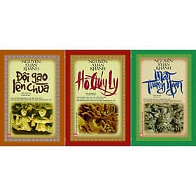 Combo 3 cuốn Hồ Quý Ly + Mẫu Thượng Ngàn + Đội gạo lên chùa (Tác giả: Nguyễn Xuân Khánh) - Quý Somsen