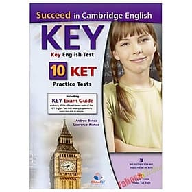 Sách Succeed in KET - 10 Practice Tests (Kèm file MP3)
