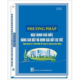 Phương pháp xác định giá đất, bảng giá đất, định giá đất cụ thể (Nghị Định Số 71/2024/Nđ-Cp Ngày 27 Tháng 6 Năm 2024)