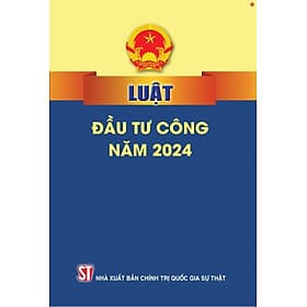 Luật đầu tư công 2024 - bản in 2025