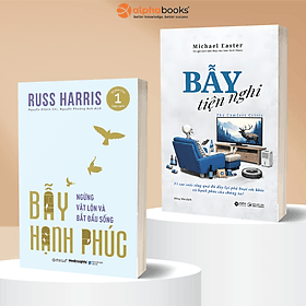 Combo 2 Cuốn: Bẫy Tiện Nghi - Vì Sao Cuộc Sống Quá Đủ Đầy Lại Phá Hoại Sức Khỏe Và Hạnh Phúc Của Chúng Ta? + Bẫy Hạnh Phúc - Ngừng Vật Lộn Và Bắt Đầu Sống - Alpha Books - Hạ