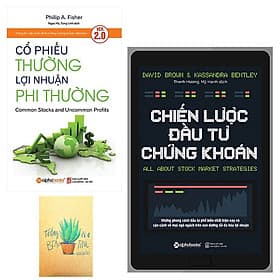 Combo Cổ Phiếu Thường, Lợi Nhuận Phi Thường và Chiến Lược Đầu Tư Chứng Khoán ( Tặng Kèm Sổ Tay ) - Lợi Ỷ Ân