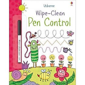 Sách tẩy xóa tiếng Anh - Wipe-Clean Pen Control - Usborne