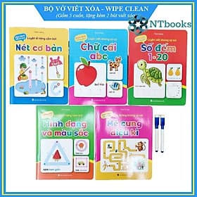Bộ vở viết xóa được 5 quyển - Việt Hà