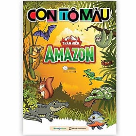 Sách Con tô màu - Thám Hiểm Thế Giới Khủng Long (24 Stickers) - Long