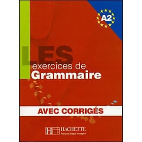 Sách học tiếng Pháp LES 500 EXERCICES DE GRAMMAIRE - LIVRE + CORRIGES INTEGRES (A2)