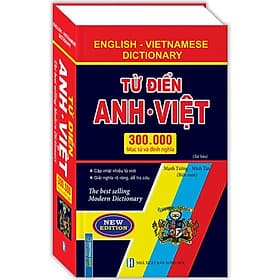 Từ Điển Anh Việt 300000 Mục Từ Và Định Nghĩa (Bìa Cứng)(Tái Bản) - Mạnh Tường