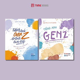 Combo 2 cuốn sách Tiếng Anh GenZ Trong Giao Tiếp + Tiếng Anh GenZ (tiếng anh vui vẻ cho người lười) - Vũ
