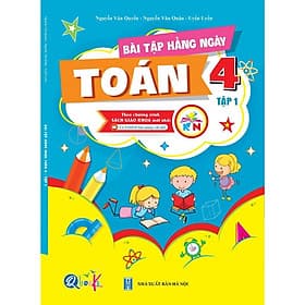 Bài Tập Hằng Ngày Toán 4 - Tập 1 - Kết Nối Tri Thức Với Cuộc Sống (1 cuốn) - Tri Thức