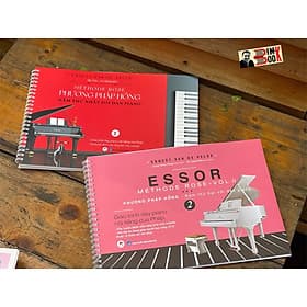 (Trọn bộ 2 cuốn) MÉTHODE ROSE – PHƯƠNG PHÁP HỒNG VỚI ĐÀN PIANO – Ernest Van de Velde – Huy Hoàng Bookstore – NXB Dân Trí (Bìa mềm) - Hú