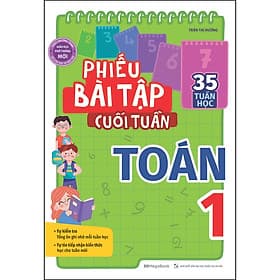 Sách Phiếu Bài Tập Cuối Tuần Toán 1 - Nha Nha