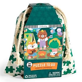 Sách ngoại văn: Happy Campers 36 Piece Puzzle To Go - Go