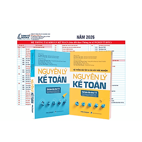 Combo-Nguyên Lý Kế Toán + Bài Tập & Câu Hỏi Trắc Nghiệm Nguyên Lý Kế Toán + Bảng Hệ Thống (Theo Thông Tư Số 99/2025/TT) - Theo Theobald