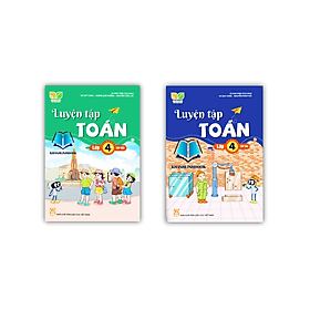 Combo Luyện tập toán lớp 4 tập 1 + 2 ( Kết Nối Tri Thức Và Cuộc Sống ) - Tri Thức