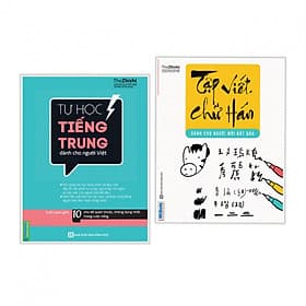 Combo sách hay: Tập Viết Chữ Hán Cho Người Mới Bắt Đầu + Tự Học Tiếng Trung Dành Cho Người Việt - Việt Hà