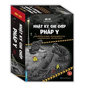 Hộp 3 cuốn Nhật ký ghi chép pháp y (tập 1,2,3)