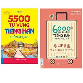 Combo 5500 Từ Vựng Tiếng Hàn Thông Dụng+6000 Câu Giao Tiếp Tiếng Hàn Theo Chủ Đề - Theo Theobald