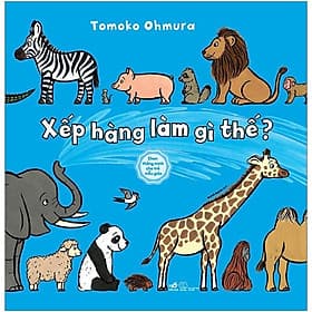 Sách Ehon Thông Minh Cho Trẻ Mẫu Giáo : Xếp Hàng Làm Gì Thế? - Nhã Nam