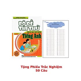 Bộ Đề Thi Thử THPT Tiếng Anh - Hoàng Thái Dương + Tặng Phiếu Trắc Nghiệm 50 Câu - HA - Dương Hoa