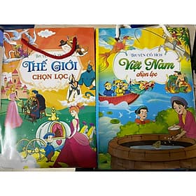 Combo Truyện cổ tích Việt Nam - Thế giới chọn lọc (2 túi - 16 cuốn - Song ngữ Anh- Việt) - Việt Anh