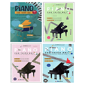 Combo Piano cho thiếu nhi tuyển tập 220 tiểu phẩm nổi tiếng Phần 1+2+3+4 - Hú
