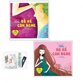 Combo Bố Kể Con Nghe + Mẹ Kể Con Nghe-Tặng Bookmark AHA - Nha Nha