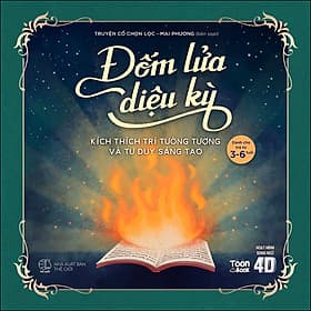Combo Quà Tặng ”Đốm Lửa Diệu Kỳ” Gồm 3 Cuốn: Hansel Và Gretel - Cô Bé Bán Diêm - Bác Nông Dân Và Con Quỷ (Hoạt Hình Song Ngữ 4D) - 
