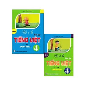 Vở Ô Li Bài Tập Tiếng Việt Lớp 4 - Combo 2 Tập - Bám Sát SGK Cánh Diều - Hồng Ân - An Vi